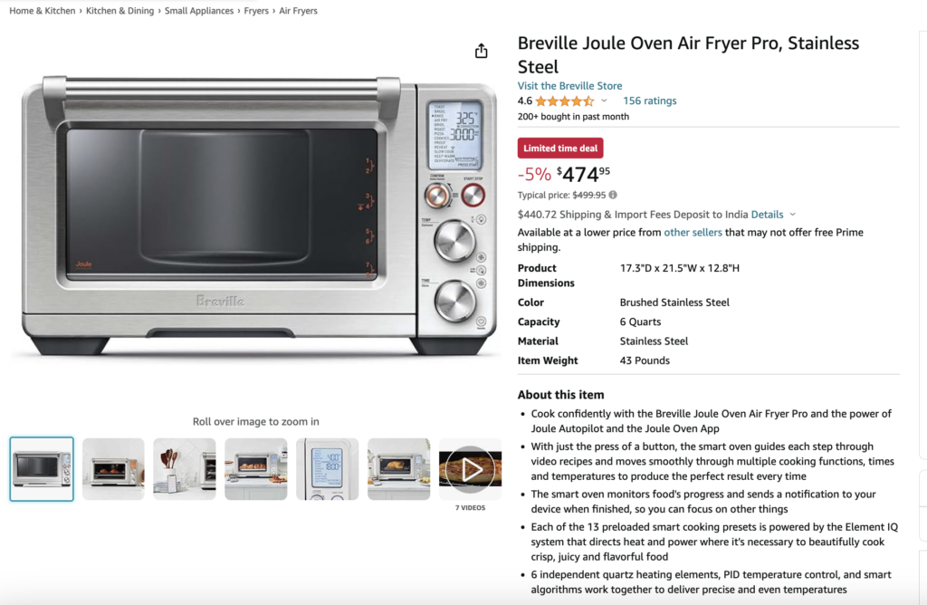 product description